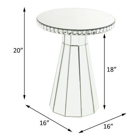 Lotus Crystal Accent Table - Ornate Home