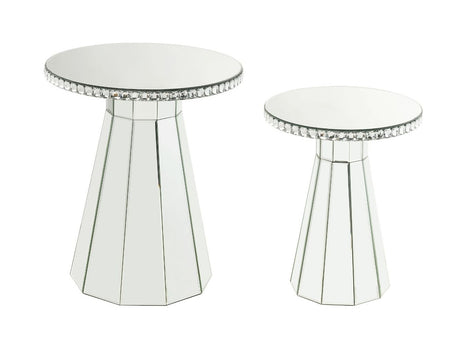 Lotus Crystal Accent Table - Ornate Home