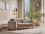 Lotus Cream Convertible Sofa