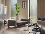Lotus Grey Convertible Sofa