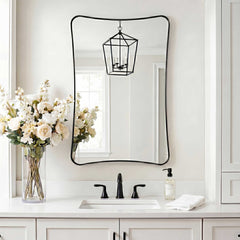 Loudon Black Vanity Mirror - Ornate Home