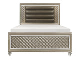 Loudon Champagne Full Platform Bed - Ornate Home