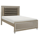 Loudon Champagne Full Platform Bed - Ornate Home