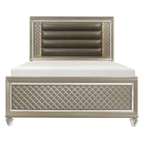 Loudon Champagne Full Platform Bed - Ornate Home
