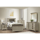 Loudon Champagne Twin Platform Bed - Ornate Home
