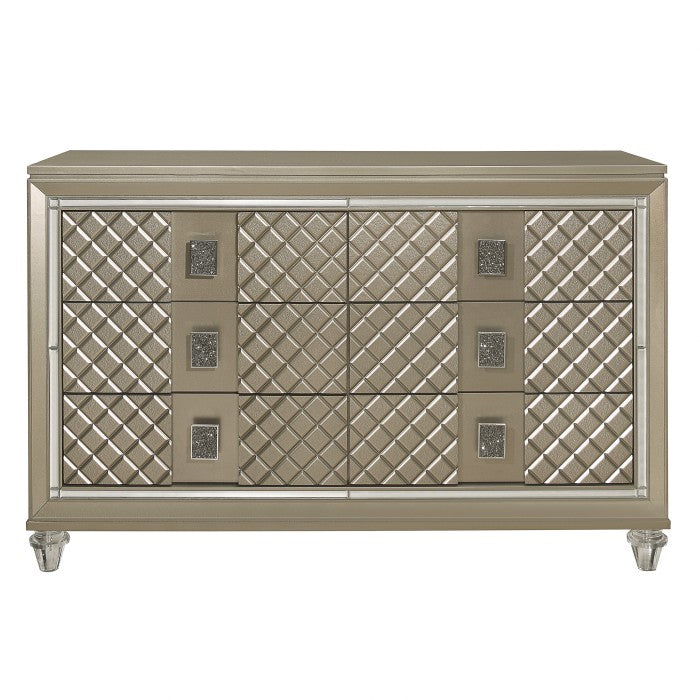 Loudon Champagne Youth Dresser - Ornate Home