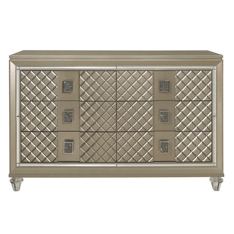 Loudon Champagne Youth Dresser - Ornate Home