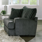 Loughlin Gun Metal Chair - Ornate Home