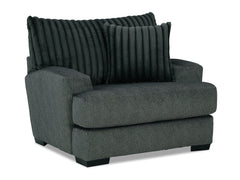 Loughlin Gun Metal Chair - Ornate Home