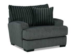 Loughlin Gun Metal Chair - Ornate Home