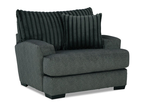 Loughlin Gun Metal Chair - Ornate Home