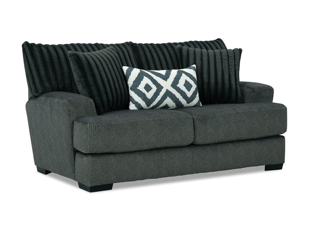 Loughlin Gun Metal Loveseat - Ornate Home
