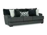 Loughlin Gun Metal Sofa - Ornate Home