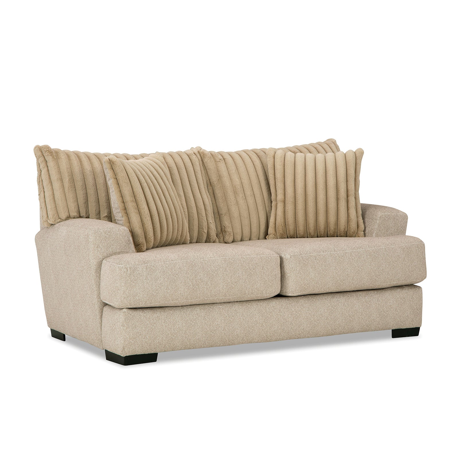 Loughlin Light Brown Sofa & Loveseat - Ornate Home