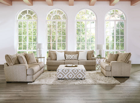 Loughlin Light Brown Sofa - Ornate Home