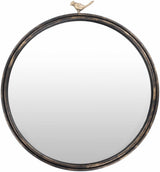 Loughlinstown Gold Frame Round Mirror - Ornate Home