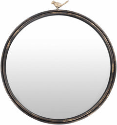 Loughlinstown Gold Frame Round Mirror - Ornate Home