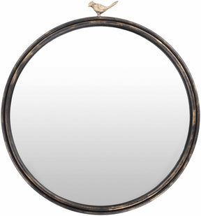 Loughlinstown Gold Frame Round Mirror - Ornate Home