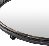 Loughlinstown Gold Frame Round Mirror - Ornate Home