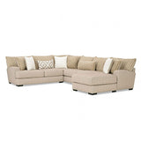 Loughton Light Brown Sectional - Ornate Home