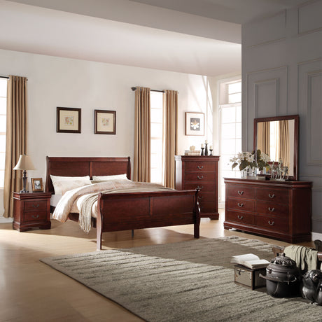 Louis Cherry Philippe Nightstand - Ornate Home