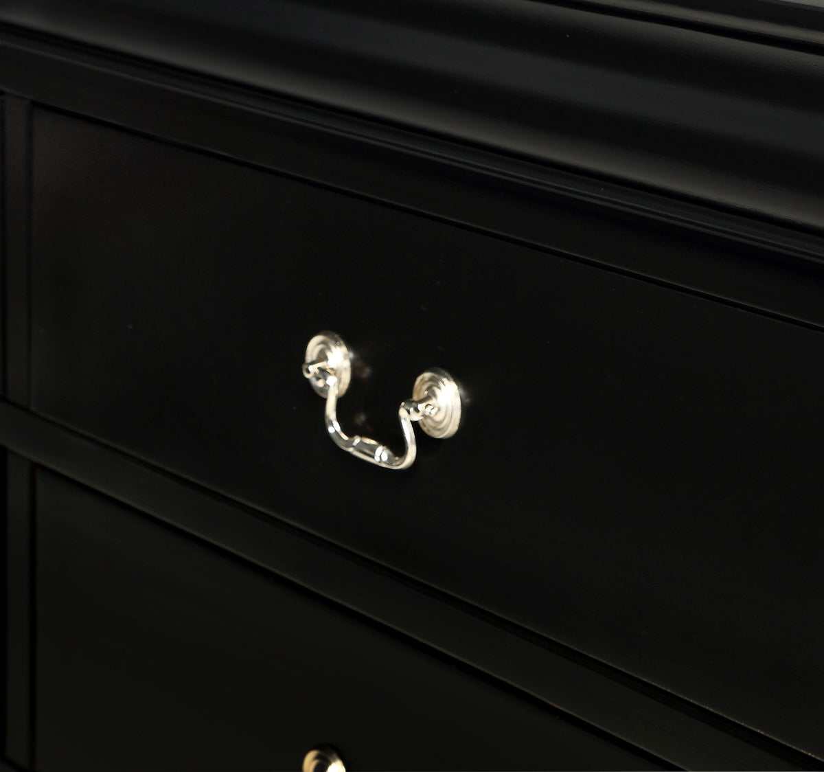Crown Mark Louis Philip Black Dresser