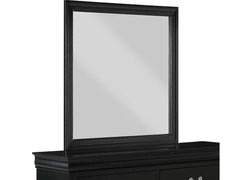 Louis Philip Black Mirror - Ornate Home