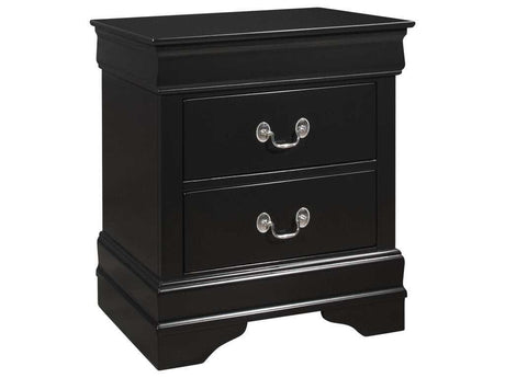 Louis Philip Black Sleigh Bedroom Sets - Ornate Home