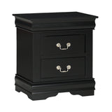 Louis Philip Black Youth Sleigh Bedroom Set - Ornate Home