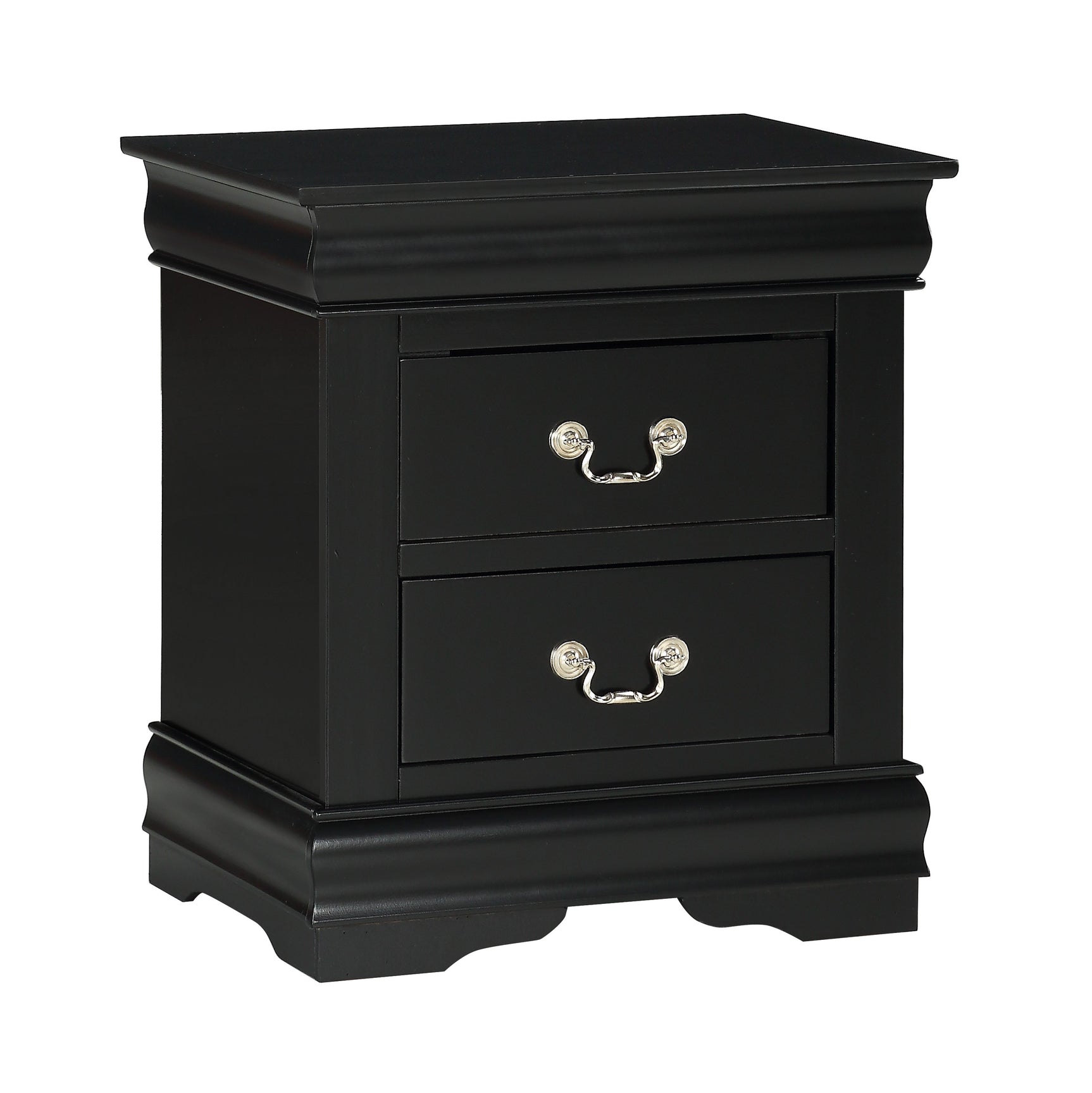 Louis Philip Black Youth Sleigh Bedroom Set - Ornate Home