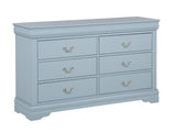 Louis Philip Blue Youth Sleigh Bedroom Set - Ornate Home