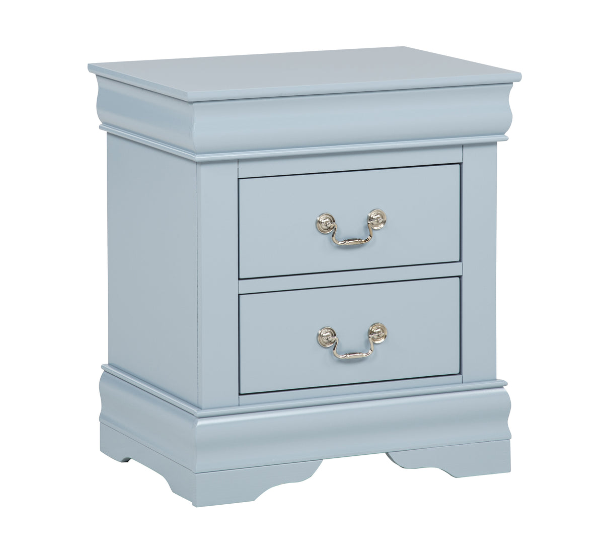 Louis Philip Blue Youth Sleigh Bedroom Set - Ornate Home