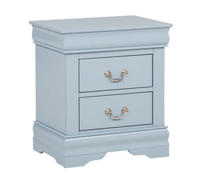 Louis Philip Blue Youth Sleigh Bedroom Set - Ornate Home