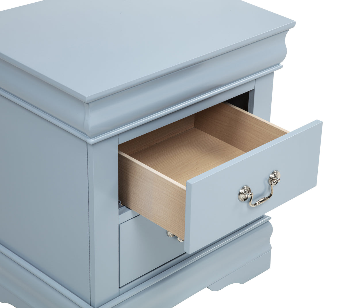 Louis Philip Blue Youth Sleigh Bedroom Set - Ornate Home