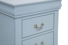 Louis Philip Blue Youth Sleigh Bedroom Set - Ornate Home