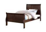 Louis Philip Cherry Youth Sleigh Bedroom Set - Ornate Home