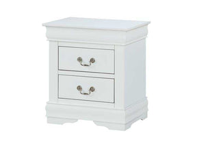 Louis Philip White Nightstand - Ornate Home