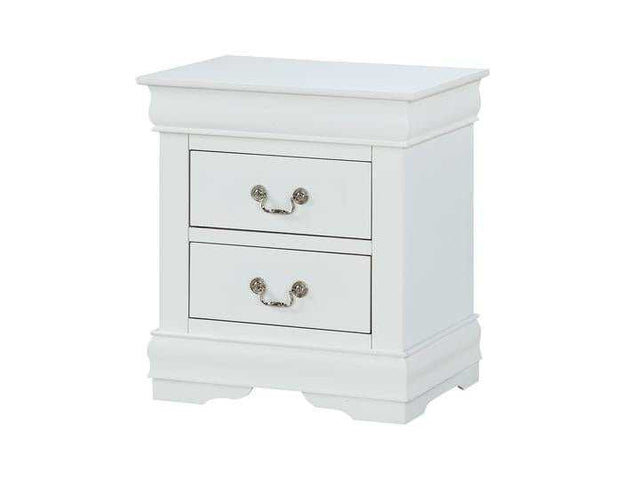 Louis Philip White Nightstand - Ornate Home
