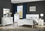 Louis Philip White Sleigh Bedroom Set - Ornate Home
