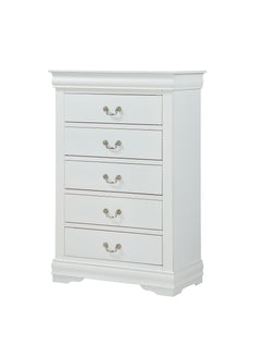 Louis Philip White Youth Sleigh Bedroom Set - Ornate Home