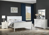 Louis Philip White Youth Sleigh Bedroom Set - Ornate Home