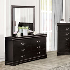 Louis Philippe Black 5 Pc. Queen Bedroom Set w/ Chest - Ornate Home