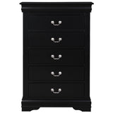 Louis Philippe Black Chest - Ornate Home
