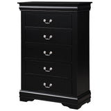 Louis Philippe Black Chest - Ornate Home