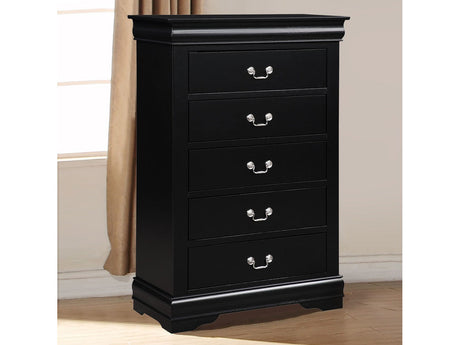 Louis Philippe Black Chest - Ornate Home