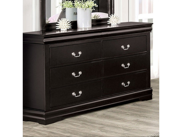 Louis Philippe Black Dresser - Ornate Home