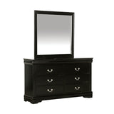 Louis Philippe Black Dresser - Ornate Home