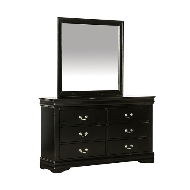 Louis Philippe Black Dresser - Ornate Home