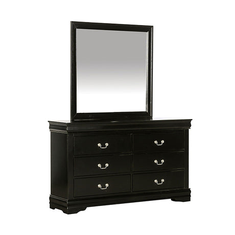 Louis Philippe Black Dresser - Ornate Home