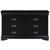 Louis Philippe Black Dresser - Ornate Home
